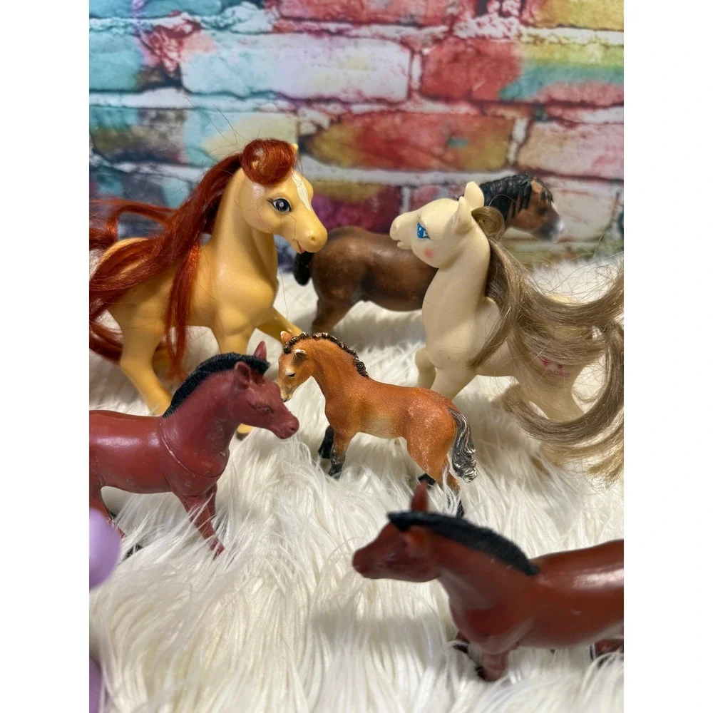 Mixed Toy Horse Pony Lot Hasbro My Little Pony G3 Realistic Figurines 10pc